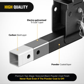 Nilight extender adjustment holes showing adjustable length for clearance
