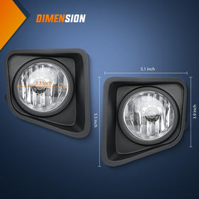 Nilight fog lights installed on Toyota Tundra improving road visibility