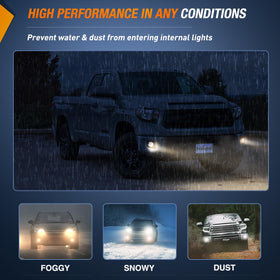 Nilight packaged fog light pair with bulbs and mounting hardware included
