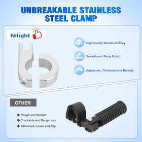 Nilight peg folded up 90 degrees demonstrating compact storage benefit