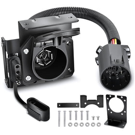 Nilight front view showing both 7-way and 4-way outputs with easy access benefit