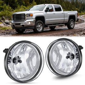 Nilight front assembly for GMC Sierra showing OEM fit and restored look