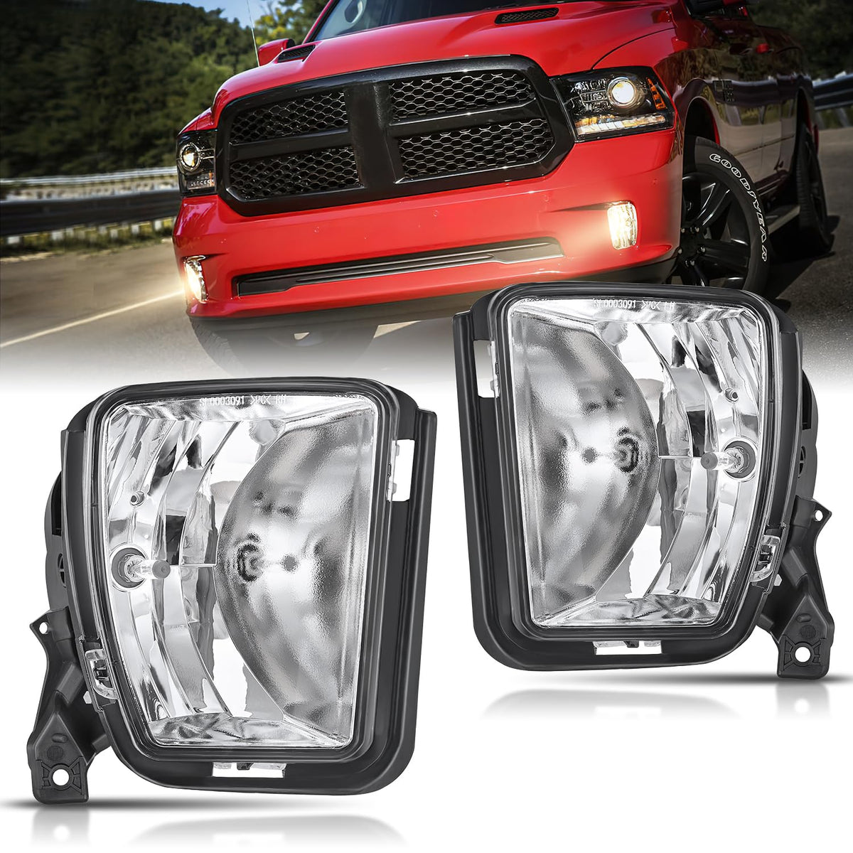Nilight front assembly pair showing fit and OEM-style design for easy install