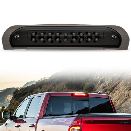 Nilight front assembly on Ram showing bright LEDs for improved visibility