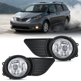 Nilight front assembly on Sienna showing OEM fit and improved visibility