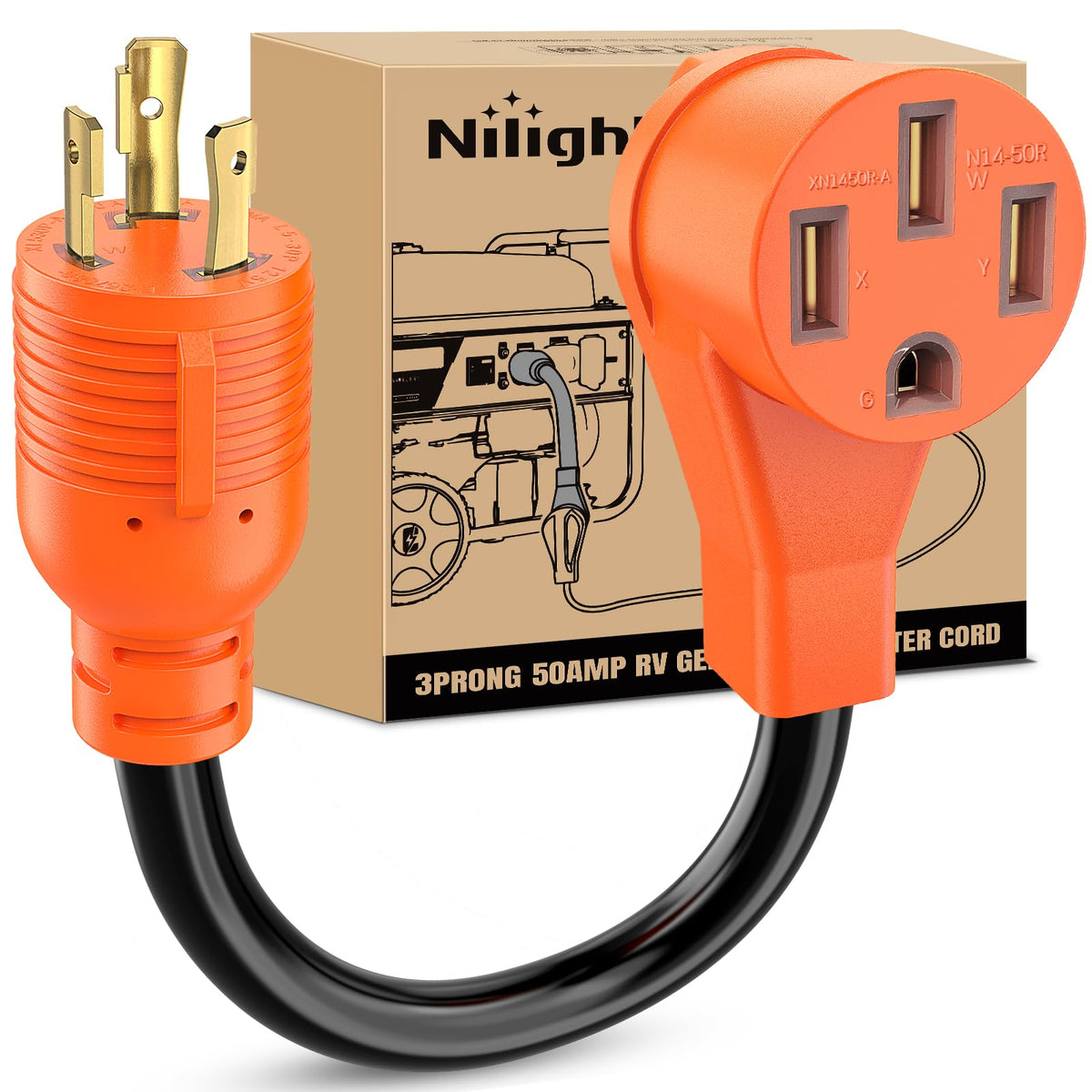 Nilight front connector showing secure fit and durable build benefit