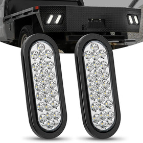 Nilight front face showing 6-inch oval LEDs and improved visibility