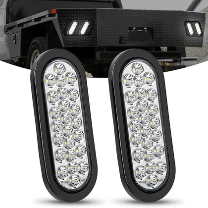 Nilight front face showing 6-inch oval LEDs and improved visibility