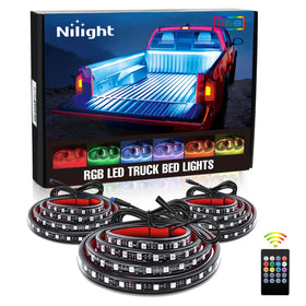 Nilight front packaging showing full RGB kit and quick benefits