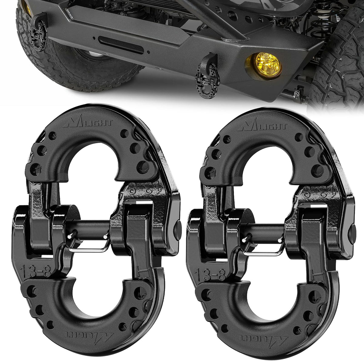 Nilight front packaging showing connector and specs for confident purchase