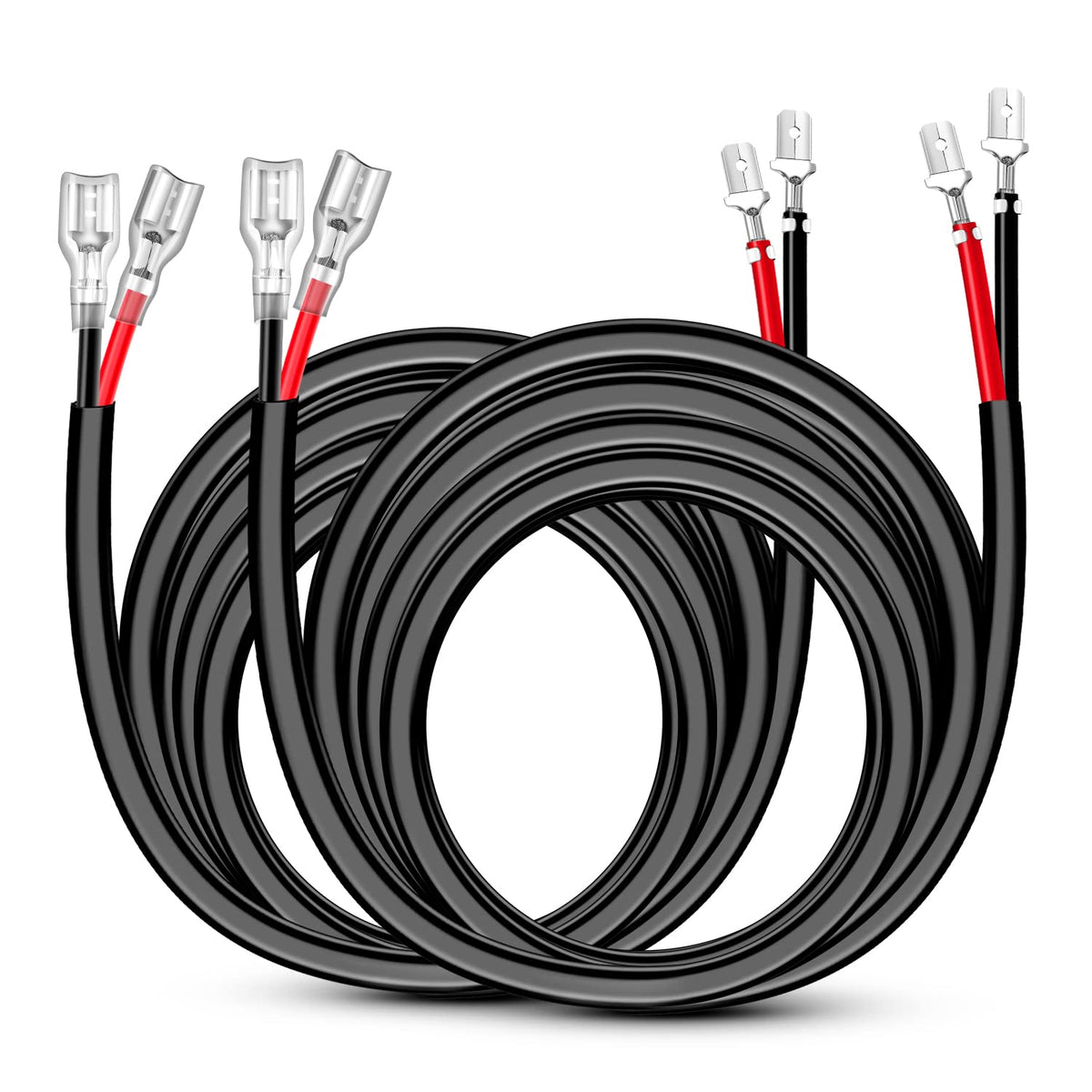 Nilight front packaging showing two 10ft extension harnesses and benefits