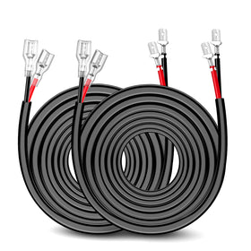 Nilight front packaging showing 20ft dual wiring harnesses for easy installs