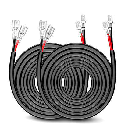 Nilight front packaging showing 20ft dual wiring harnesses for easy installs