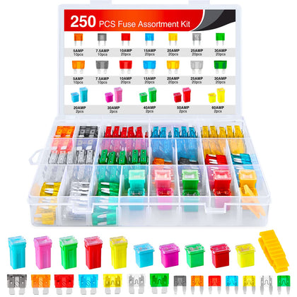 Nilight front packaging showing full 250pcs kit and benefits