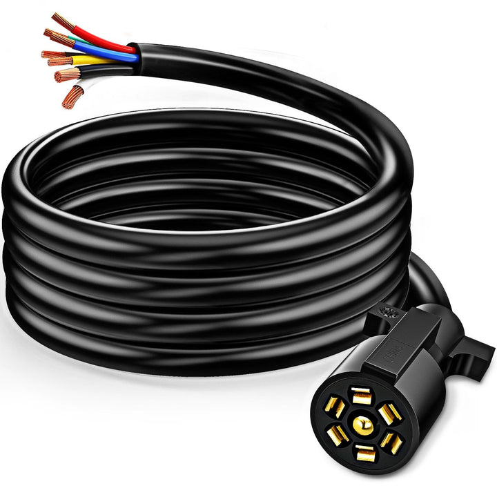 Nilight front plug showing molded 7-pin connector and secure fit benefit