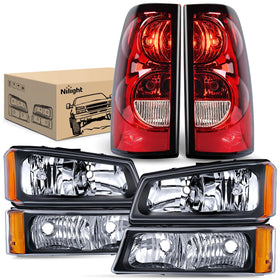 Nilight front assembly showing complete headlight and taillight, improves visibility