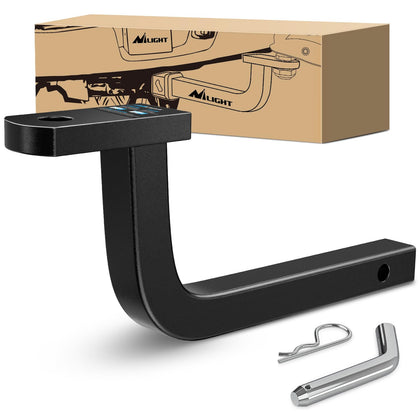 Nilight front view of ball mount showing durable construction and reliable towing
