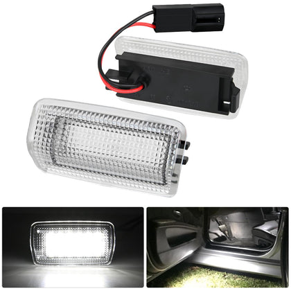 Nilight front view door panel light showing clean OEM-style fit and bright output