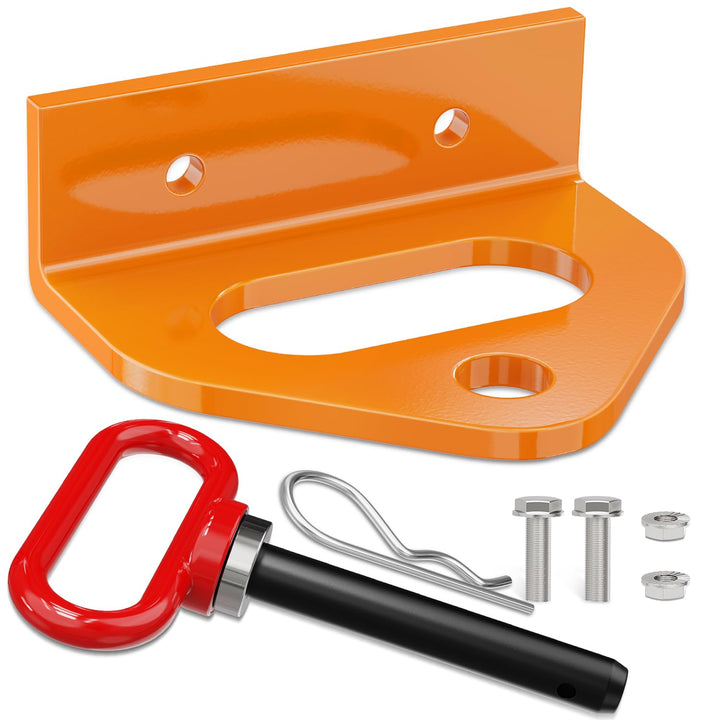 Nilight front view hitch assembly showing robust die-cast body and smooth edges for safety