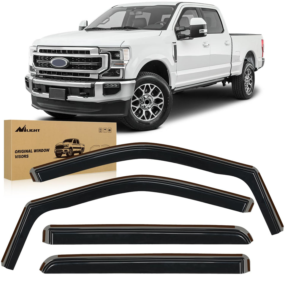 Nilight front view installed on Ford F250 showing sleek protection and improved airflow