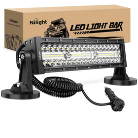 Nilight front view of light bar showing compact profile and strong illumination benefit