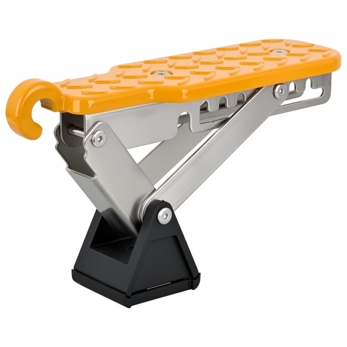 Nilight front view of yellow latch step showing compact design and portability