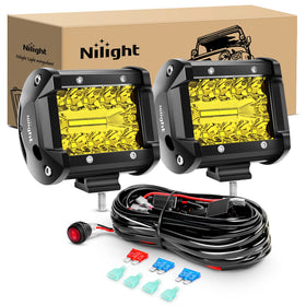 Nilight front view showing product face and clear lens for bright beam