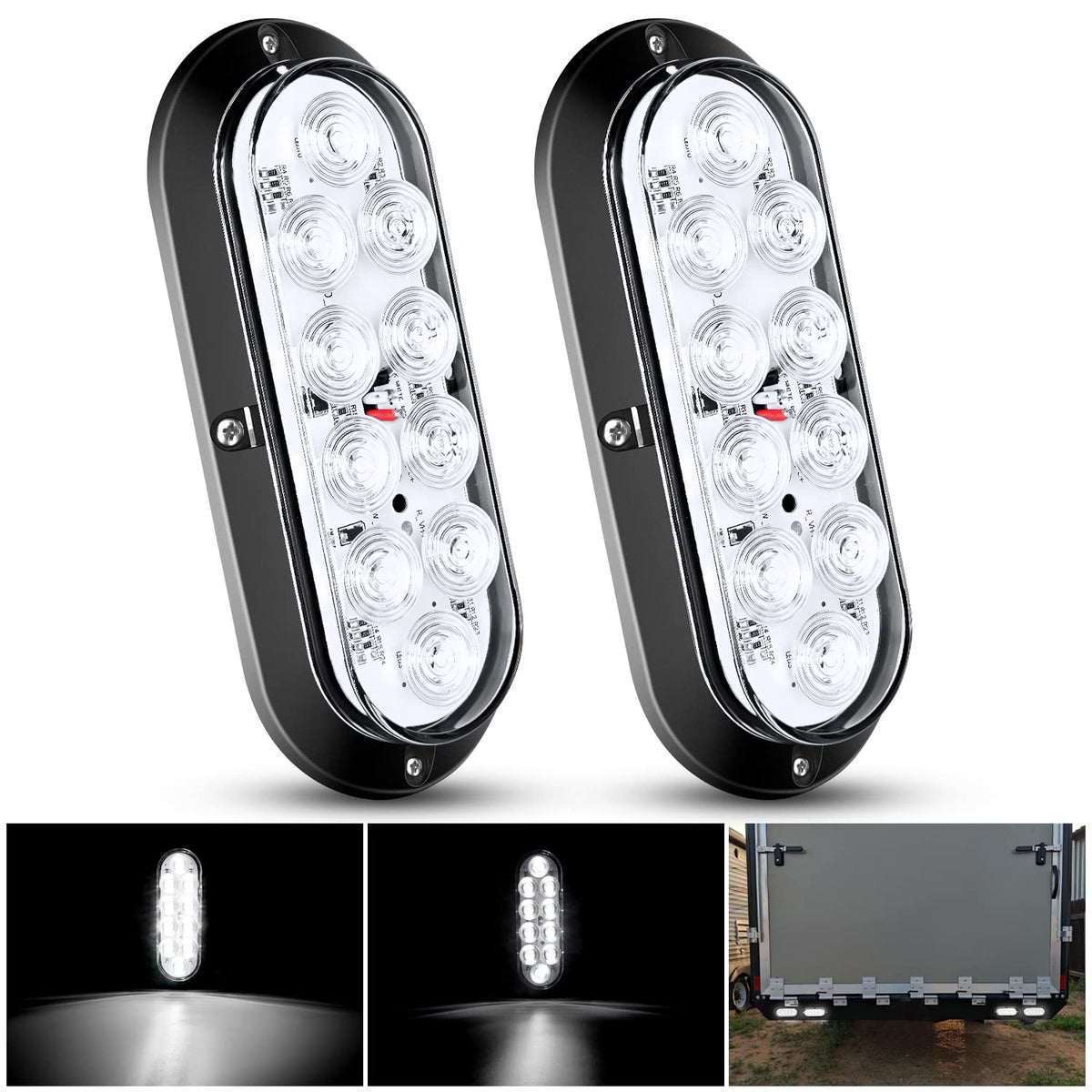 Nilight front view showing lens and oval shape for easy identification