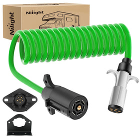 Nilight front plug connection showing secure fit and reliable signal