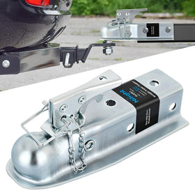Nilight front view of straight coupler showing secure fit and strength