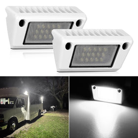 Nilight front view of 5-inch light showing compact flood lens and durable housing benefit