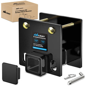 Nilight front view of 2-inch receiver showing clean fit and easy attachment benefit