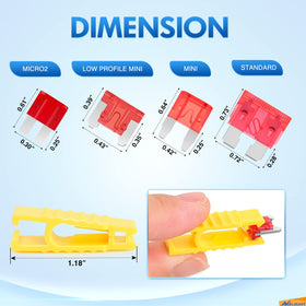 Nilight fuse installed in a vehicle fusebox for quick roadside repair benefit