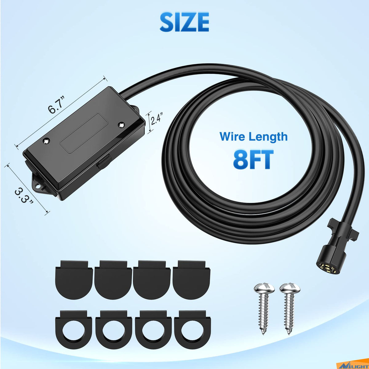 Nilight spare open and close gaskets arranged to show waterproofing components