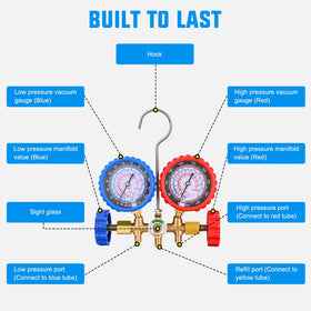 Nilight gauges closeup highlighting clear dials and rubberized protection for durability