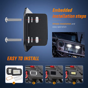 Nilight installed in grill showing neat finish and vehicle integration benefit