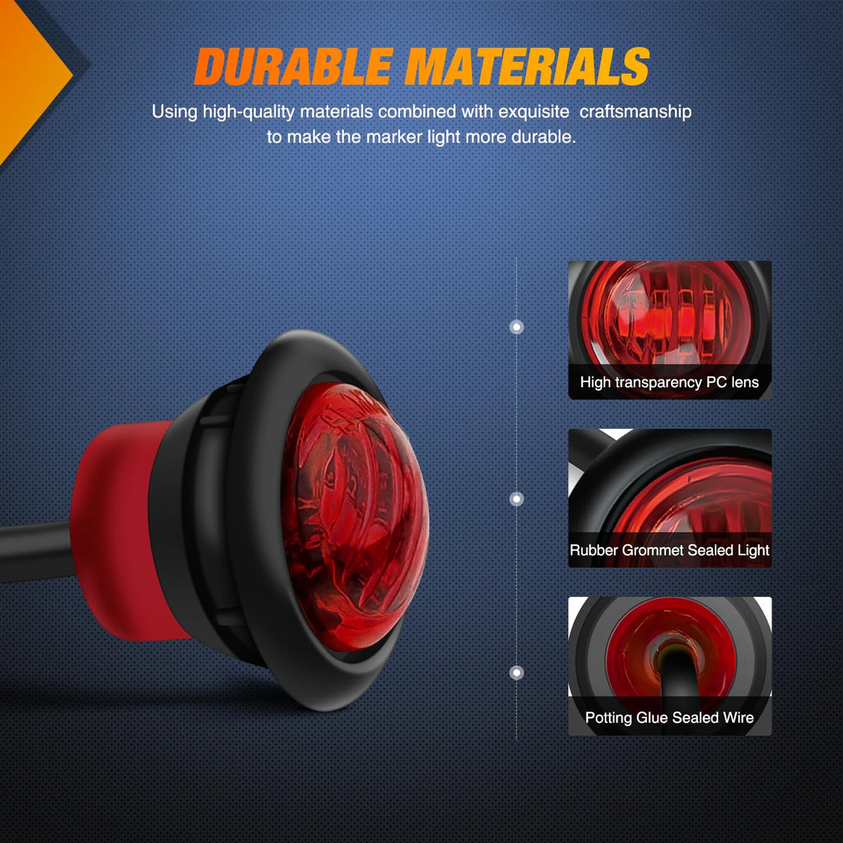 Nilight rubber grommet installation showing easy flush mount and fit