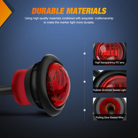 Nilight rubber grommet installation showing easy flush mount and fit