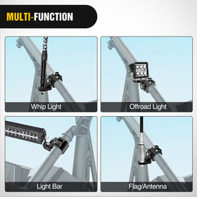 Nilight included hardware laid out for simple bolt-on installation benefit
