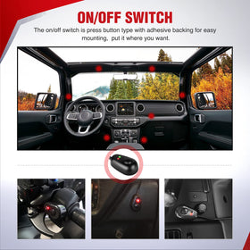 Nilight harness routed in vehicle showing neat installation and protection