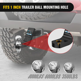 Nilight three ball sizes laid out for easy diameter comparison and correct coupler match