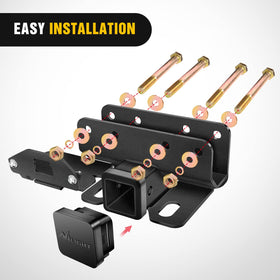 Nilight hardware and brackets laid out showing complete kit benefit