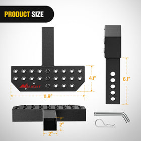 Nilight side profile of step illustrating compact design and space-saving benefit