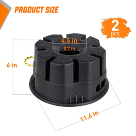 Nilight close-up of honeycomb top for anti-slip grip and jack security