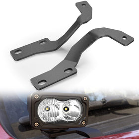 Nilight front hood ditch brackets showing fit and durable finish for neat mounting