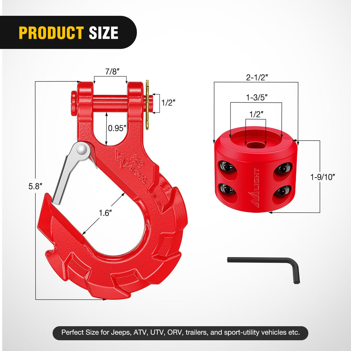 Nilight hook close-up of forged steel texture emphasizing durability benefit