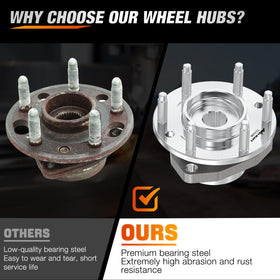 Nilight hub pre-greased bearing cutaway showing reduced initial maintenance