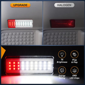 Nilight illuminated door scene showing improved visibility and safety benefit