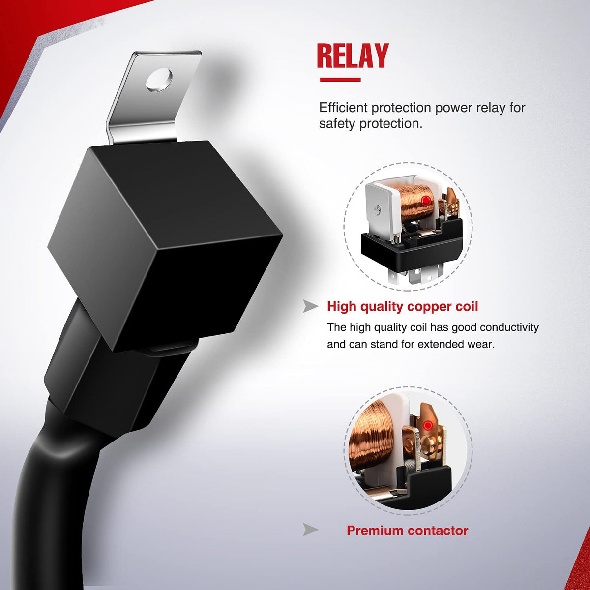 Nilight illuminated rocker switch detail with bright indicator for easy status check