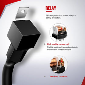 Nilight illuminated rocker switch detail with bright indicator for easy status check